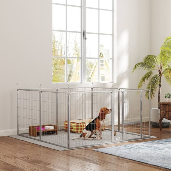 Rootz Pet Cabinet - Hundhegn - Pet Legeplads - Flexible Customizable - Rustfrit stål - 160x160x80cm