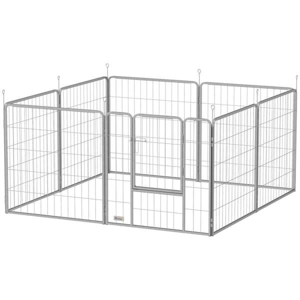 Rootz Pet Cabinet - Hundhegn - Pet Legeplads - Flexible Customizable - Rustfrit stål - 160x160x80cm