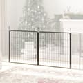 Pikkukuva 7 / 10: Rootz 2 Set Puppy -kotelon laajennus - Koira -aitapaneelit - PET -leikkikenttä - Vahva teräs - taitettu säilytys - 80 cm x 80 cm x 3cm