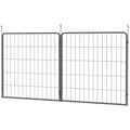 Pikkukuva 1 / 10: Rootz 2 Set Puppy -kotelon laajennus - Koira -aitapaneelit - PET -leikkikenttä - Vahva teräs - taitettu säilytys - 80 cm x 80 cm x 3cm