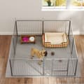 Pikkukuva 8 / 10: Rootz PET -kotelon koira -aita - Pet Playground - Muokattava koira PlayPen - Ruostumaton teräs - 160 cm x 160cm x 60cm