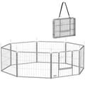 Pikkukuva 10 / 10: Rootz PET -kotelon koira -aita - Pet Playground - Muokattava koira PlayPen - Ruostumaton teräs - 160 cm x 160cm x 60cm
