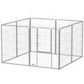 Pikkukuva 1 / 11: Rootz PET -kotelon koira -aita - PET -leikkikenttä - Muokattava - Ruostumaton teräs - 160x160x100 cm neliö - 240x80x100 cm Suorakulmainen