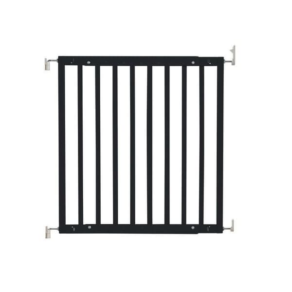 Säkerhetsgränd - Safetots - Robust trä - Skruvfäste - 63,5cm till 105,5cm - Svart