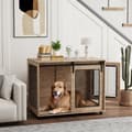 Miniatyrbillede 2 af 11: Rootz Dog Box - Transportboks til hunde - Retreat Box til kæledyr - Låselige døre - Safe & Ventilated - 98x60x78 cm