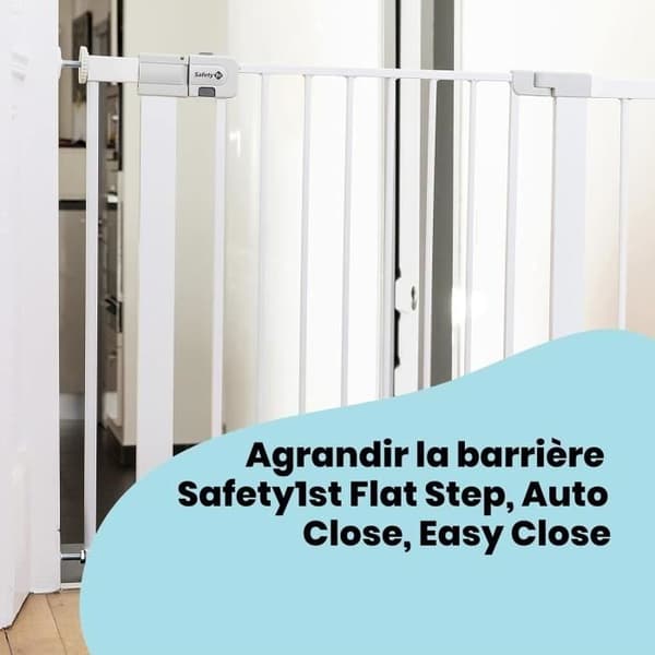 SAFETY 1ST -turvakaiteen jatkopala 7 cm, valkoinen metalli