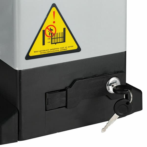 Elektrisk skjutportöppnare, 750W motorstyrka, upp till 2000kg kapacitet, fjärrkontrollsfunktion