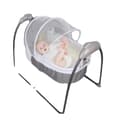 Miniatyrbillede 1 af 2: Baby Electric Shaking Bed, Ledningsbaseret Gyngestol med 3 Hastighedsindstillinger,grå