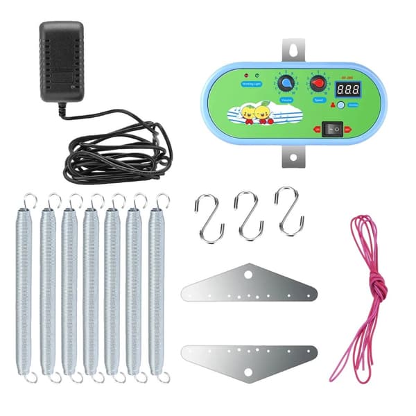 Elektrisk Baby Swing Controller, Fjernbetjening, Justerbar Timer, B EU-220V