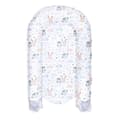 Pikkukuva 2 / 7: Babynest vastasyntyneen vauvan puskuri 90x50 cm - cocoon Käsintehty kaksipuolinen puuvillavohveli babynest kanin harmaalla