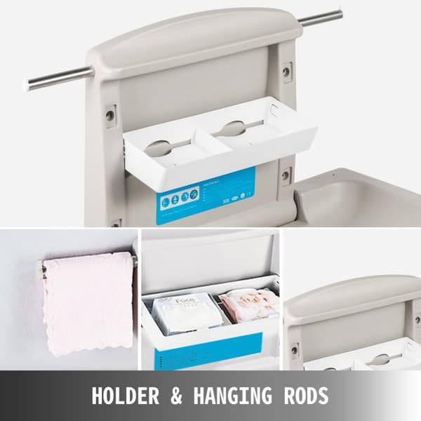 {Bleeskiftning Station - HDPE Materiale, Glat Overflade, Justerbar Rem & Bleopbevaringsbokse}