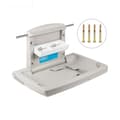 Miniatyrbillede 1 af 6: {Bleeskiftning Station - HDPE Materiale, Glat Overflade, Justerbar Rem & Bleopbevaringsbokse}