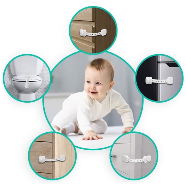 Ricokids 798200 kaapin avautumissuoja 6 kpl valkoinen