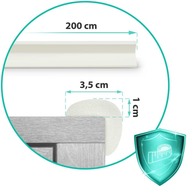 Ricokids 798700 Foam Turvateippi Valkoinen 2m
