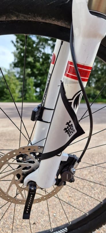 Reflexlapp, kardborre, reflective patch, till cykel, barnvagn m.m