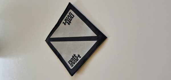 Reflexlapp, kardborre, reflective patch, till cykel, barnvagn m.m