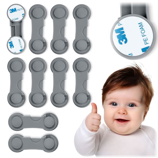 Ricokids 798301 kaapin avautumissuoja 10 kpl harmaa