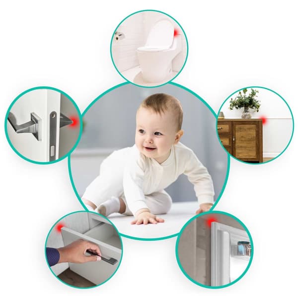 Silikone vægbeskyttelse - 6 stk Ricokids RK-989