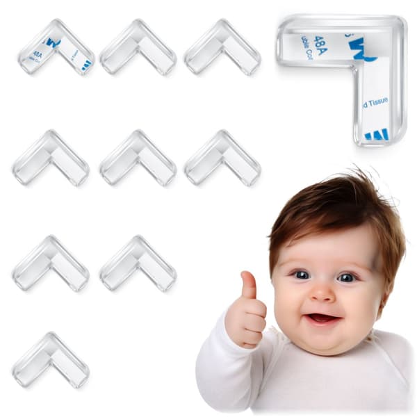 Ricokids 798400 hörnskydd 10 st, transparent