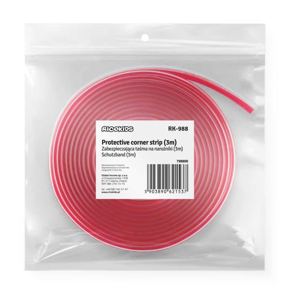 Ricokids RK-988 beskyttende hjørnetape 3 m