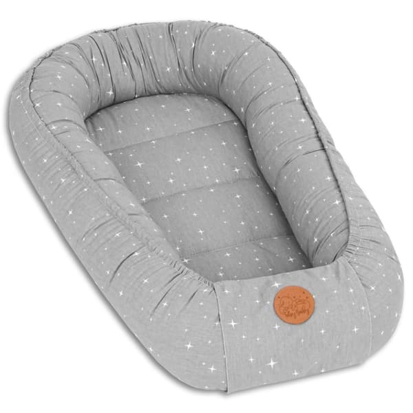 Vauvanpesä kookoni vastasyntynyt 90 x 50 cm - Käsintehty pehmopesä vauvan pesä puuvillasta