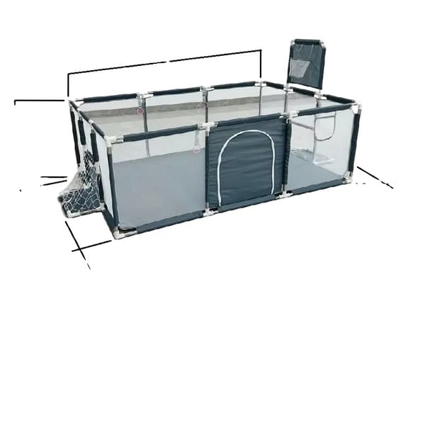 Babylekplats, Rymlig Design, Säker Aktivitetszon,231x128,5x64cm