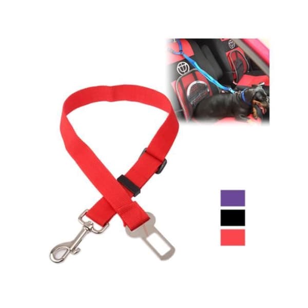 Justerbar sele för husdjursbälte - Röd | CDON