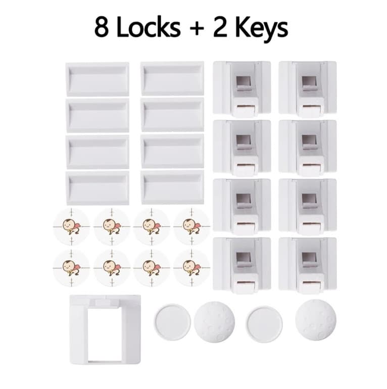 Magnetiskt Barnlås 4, 8, 12 & 16-PACK