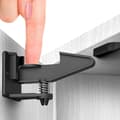 Miniatyrbilde 2 av 2: Barnesikring til skap og luker - sort - 5 stk
