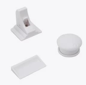 10x magnetisk barnelås - usynlig magnetisk lås