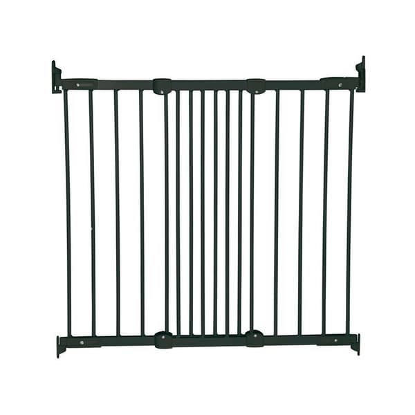 BabyDan Sikkerhedsgitter - Flexi Fit metal Sort - 67-105,5 cm (55116-2600-10)