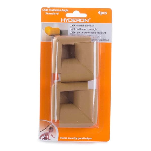 Hörnskydd i Skum 4-pack Brun