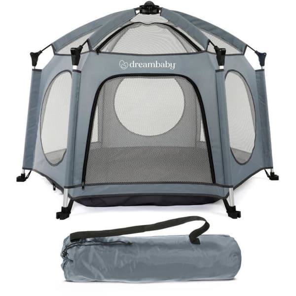 Adventure Parc Pop-Up - DREAMBABY - Tyg med bärväska - Anti-UV-överdrag (utomhusbruk) - Ø 1,3 m - H1 m