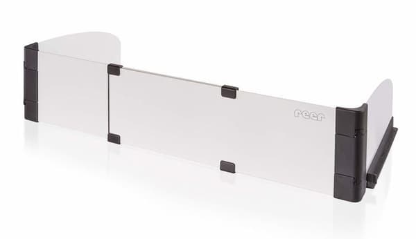 Reer babysäkerhetssats - 20058 - Basic spisskydd, utdragbar från 55 till 65 cm, silver,