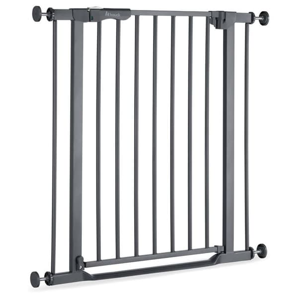 Säkerhetsgrind - Hauck - Clear Step Autoclose 2 - Grå - Ultra-Platt - Självstängande