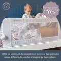 Miniatyrbild 6 av 6: Dreambaby Maggie sängbarriär - Inbyggda sängar och platta sängar som mäter 110 cm breda och 50 cm höga