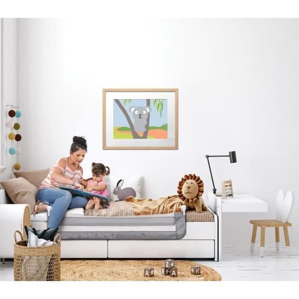 Dreambaby Nicole Bed Barriere - Sängar och platta sängar - 150 cm breda och 50 cm höga - grå