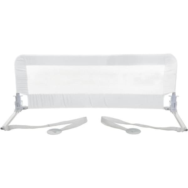 DREAMBABY Extra stor sänggrind PHoeNIX - Hopfällbar och portabel - L 110 x B 45,5 cm - Vit