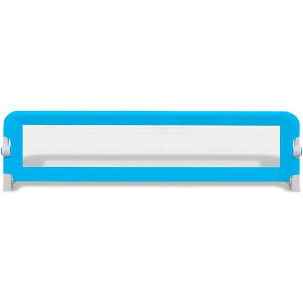 vidaXL Sängskena för barnsäng 150 x 42 cm blå
