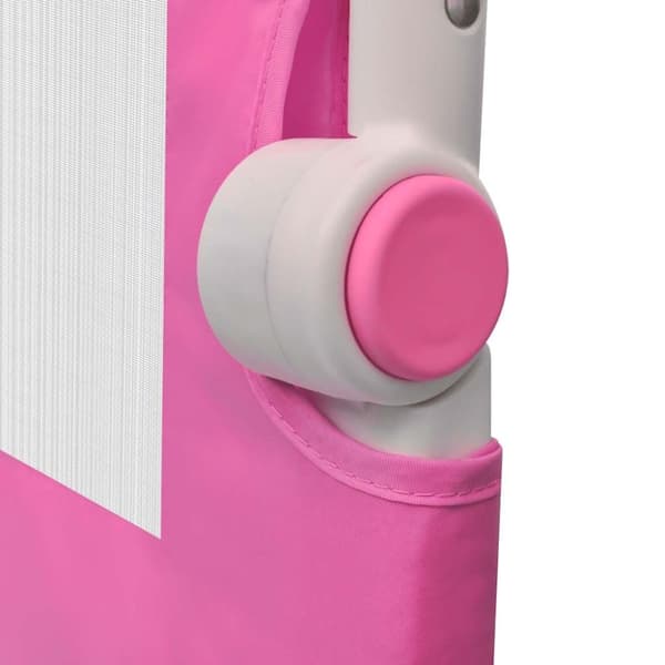 vidaXL sengegelænder til barneseng 102 x 42 cm pink