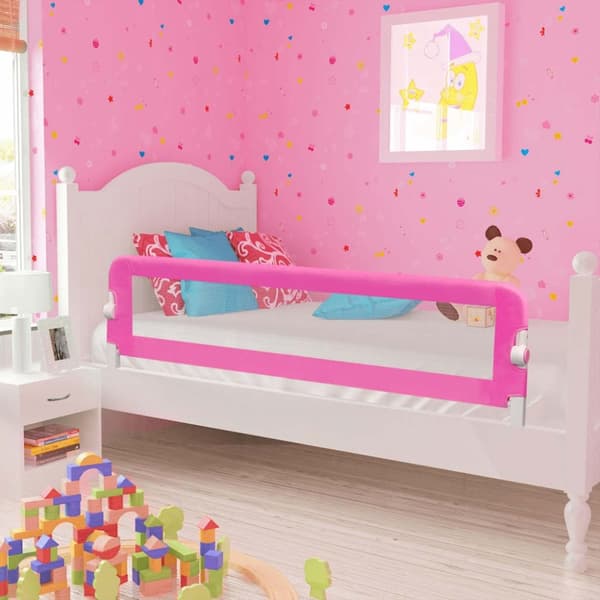 vidaXL Sengehester småbarn 2 stk rosa 150x42 cm
