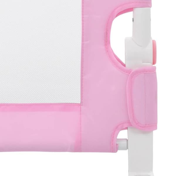 vidaXL Turvalaita sänkyyn polyesteri 180x42 cm pinkki