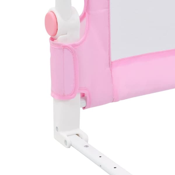 vidaXL Turvalaita sänkyyn polyesteri 180x42 cm pinkki