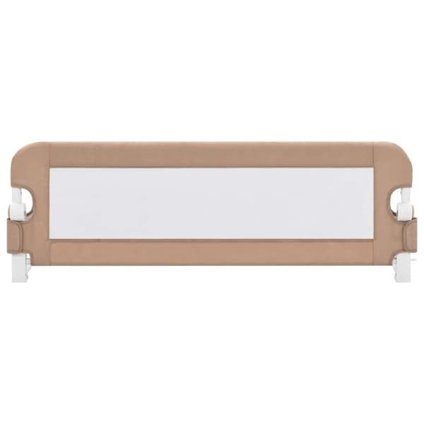vidaXL Sängskena för barn taupe 120x42 cm polyester