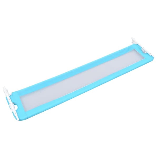 vidaXL Sängskena för barn blå 180x42 cm polyester