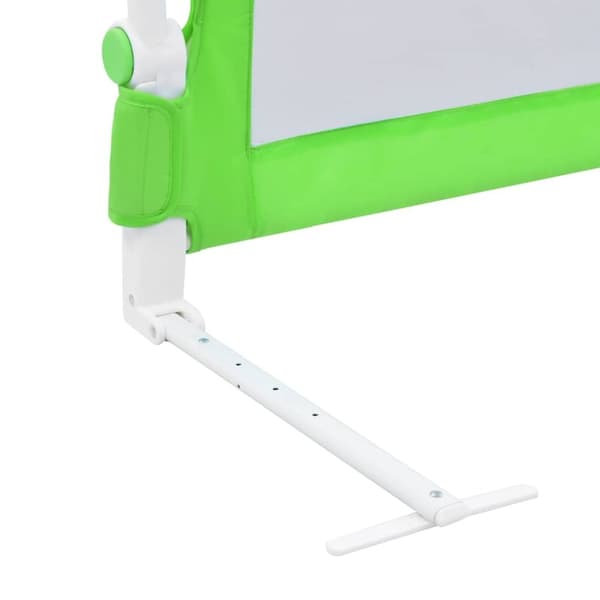 vidaXL Sängskena för barn grön 120x42 cm polyester