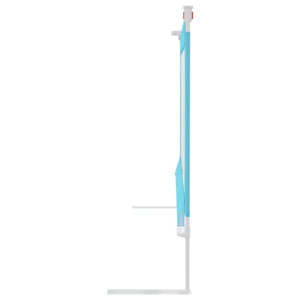 vidaXL sengehest 100x25 cm stof blå