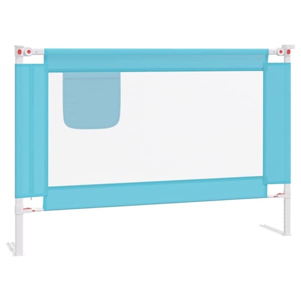 vidaXL sengehest 100x25 cm stof blå