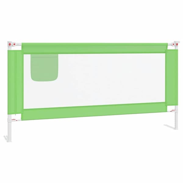 vidaXL sengehest 180x25 cm stof grøn