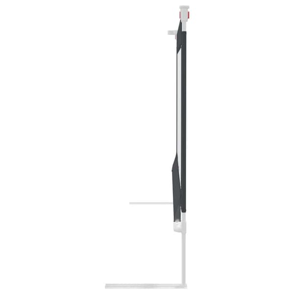 vidaXL sengehest 180x25 cm stof mørkegrå